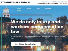 Tablet Screenshot of markrufo.com